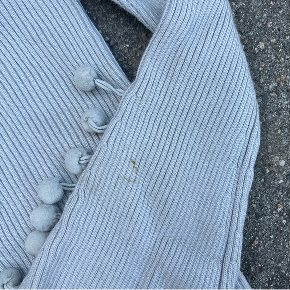 Sweater with pom pom fringe on sleeve - Picture 4 of 5